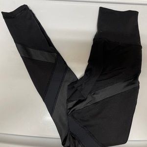 Aerie xxs black cutout full length leggings